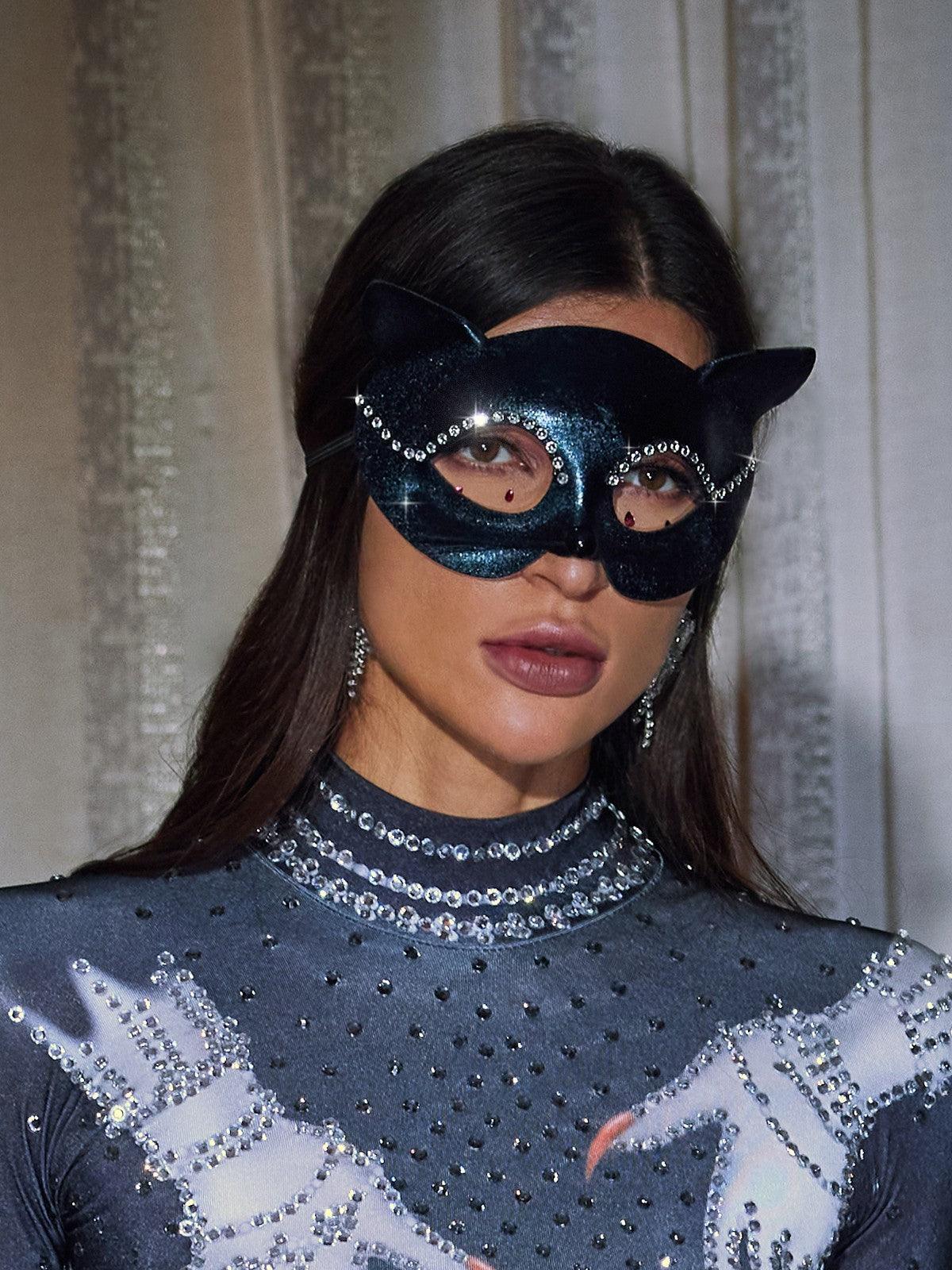 Devika Crystal Cat Mask - Image 2