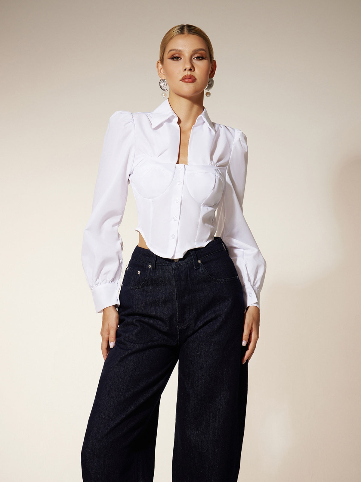 Ehren Long Sleeve Collar Shirt - Image 4