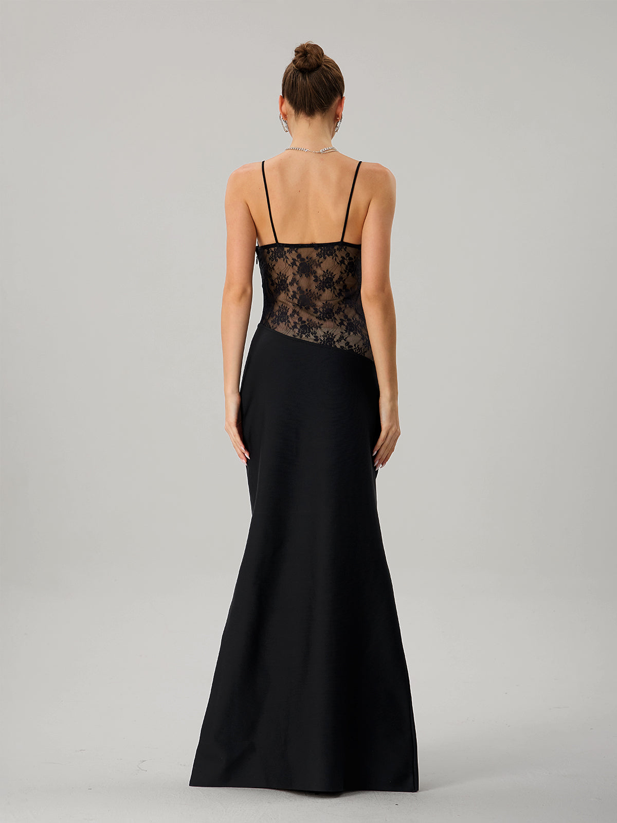 Faron Spaghetti Embroidered Bandage Maxi Dress - Image 6