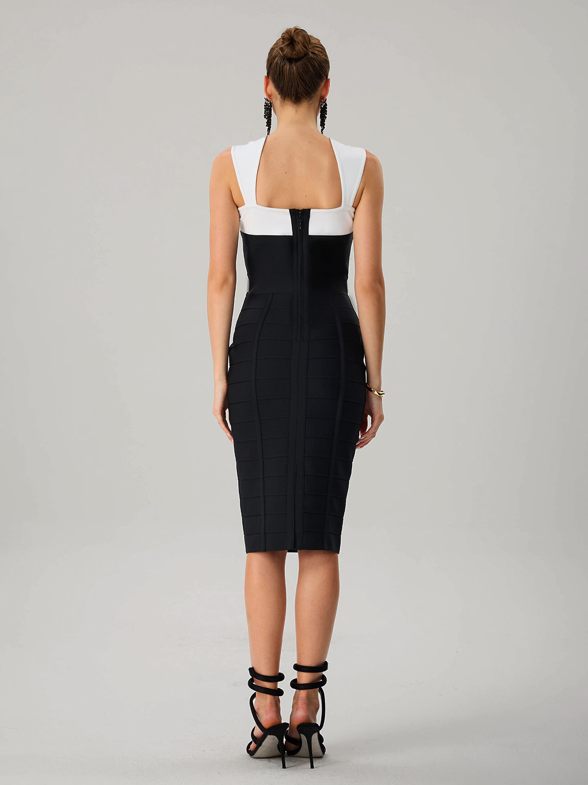Farrell Sleeveless Bandage Midi Dress - Image 6