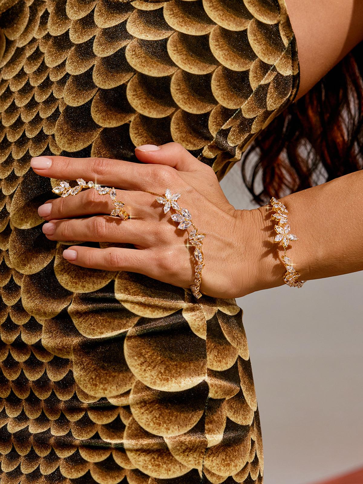Gumpa Kristall-Metallarmband - Image 2