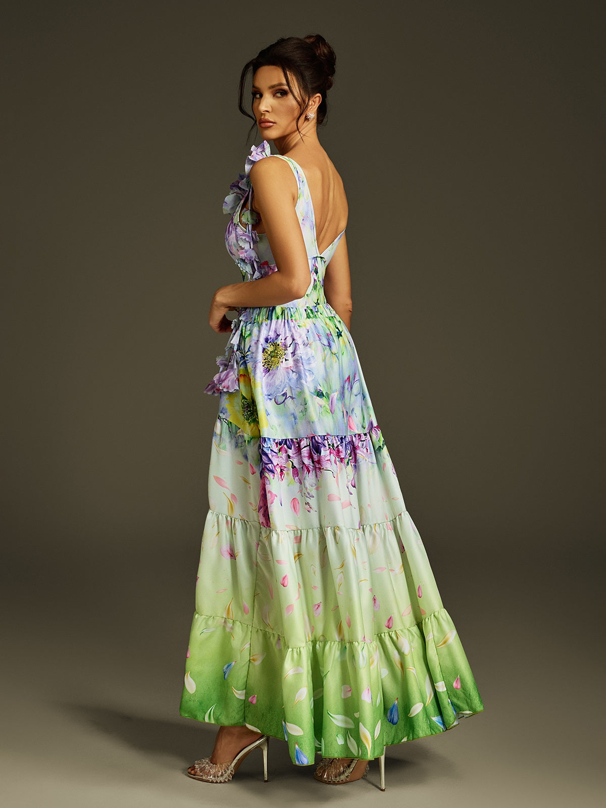Limon Flower Printed Swimwear Two Piece Set - Image 6