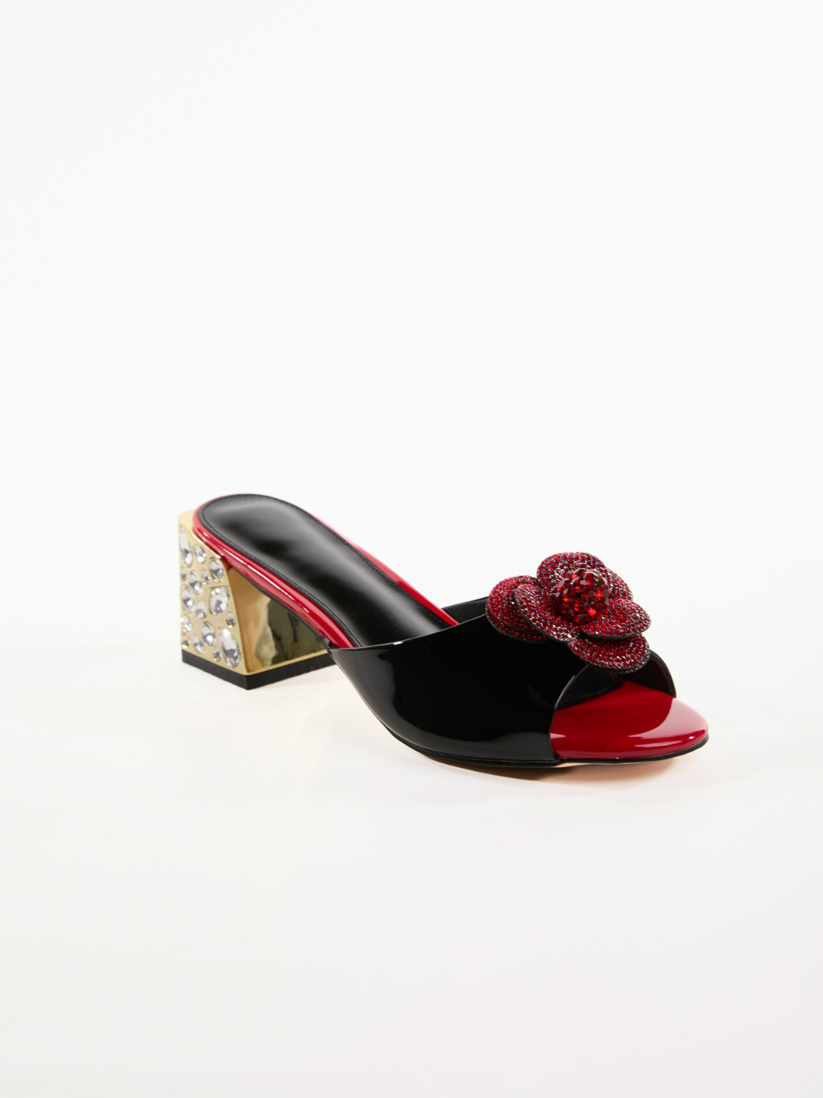 Lochlyn Flower Rhinestone Sandals - Image 2
