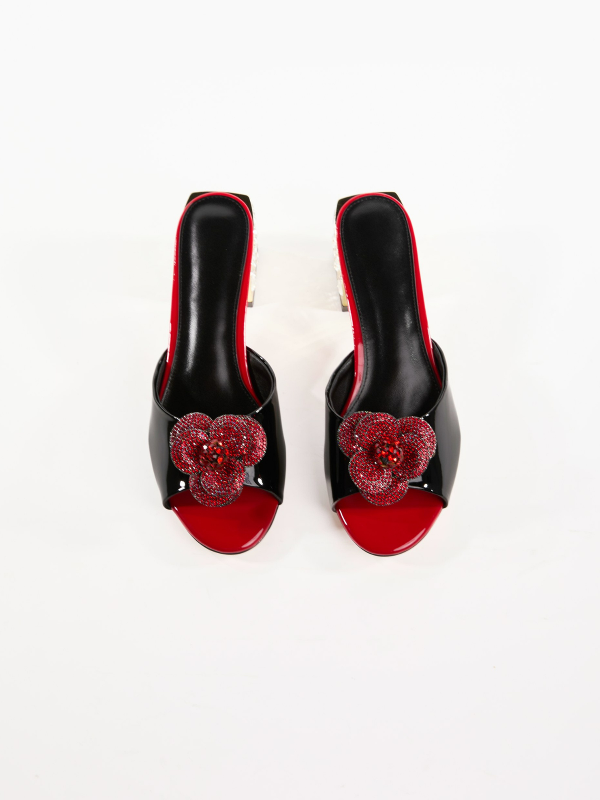 Lochlyn Flower Rhinestone Sandals - Image 3