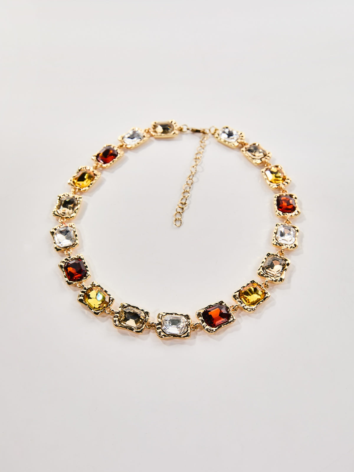 Oaelara Crystal Square Necklace Set - Image 2