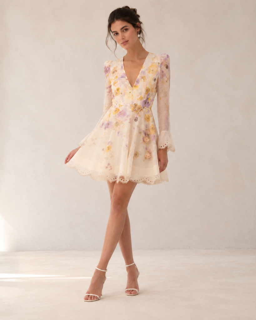Amalfi Bloom Mini Dress