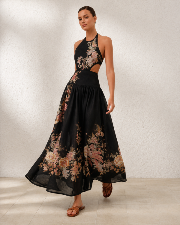 The Midnight Jardin Maxi Dress
