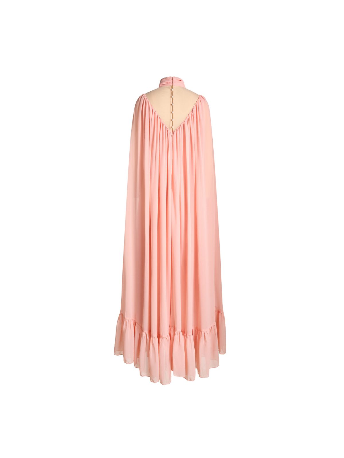 Cavoryx V Neck Cape Maxi Dress - Image 6