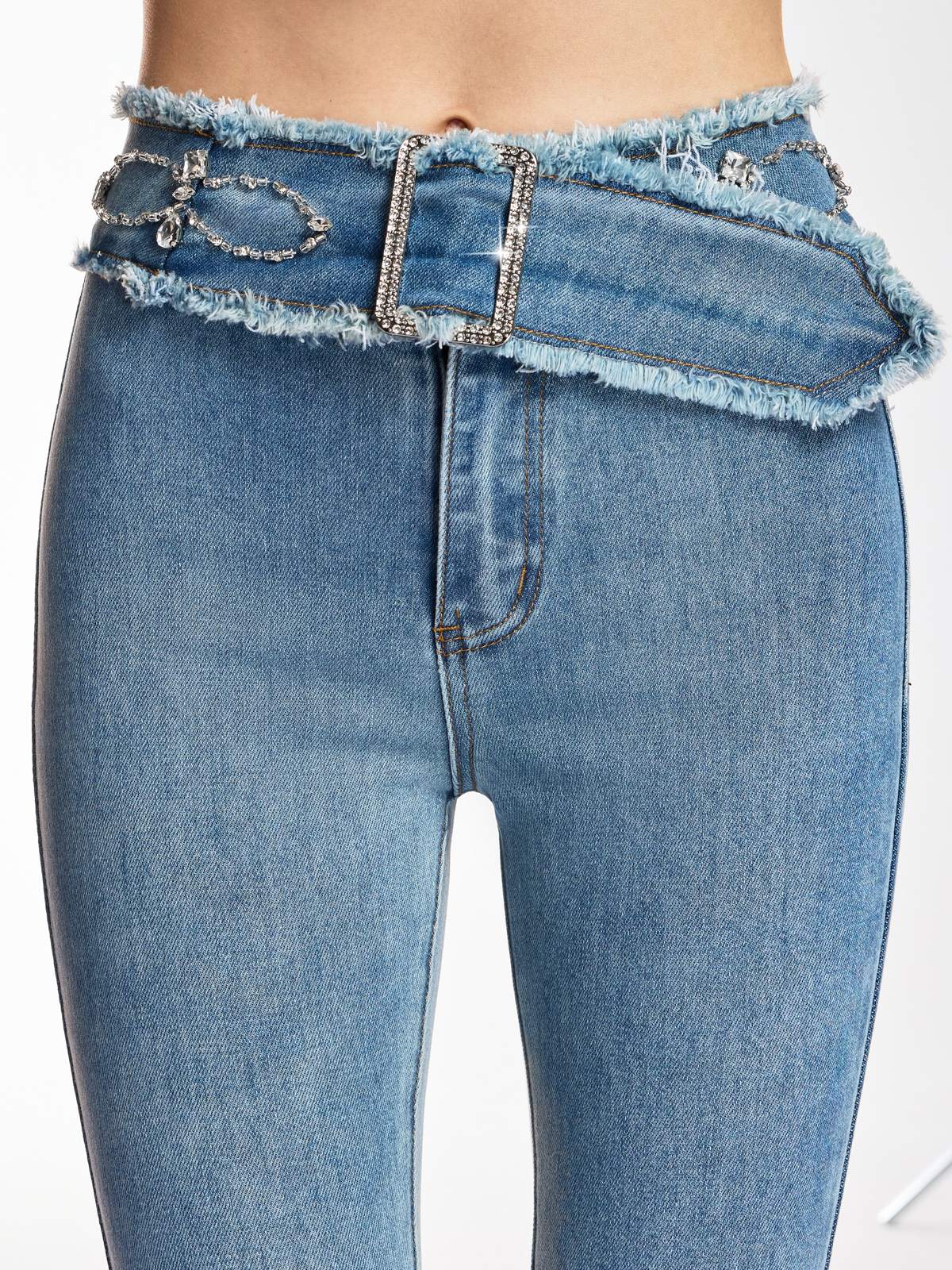 Danette Rhinestone Flare Jeans - Image 7