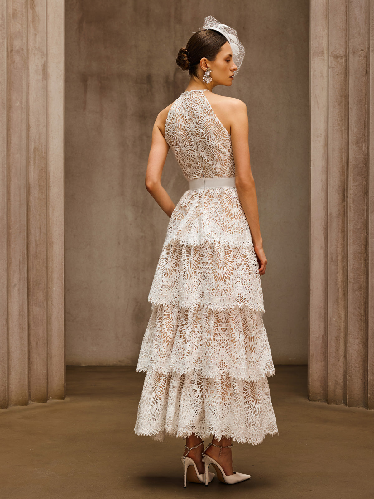 Dory Embroidered Tiered Maxi Dress - Image 6