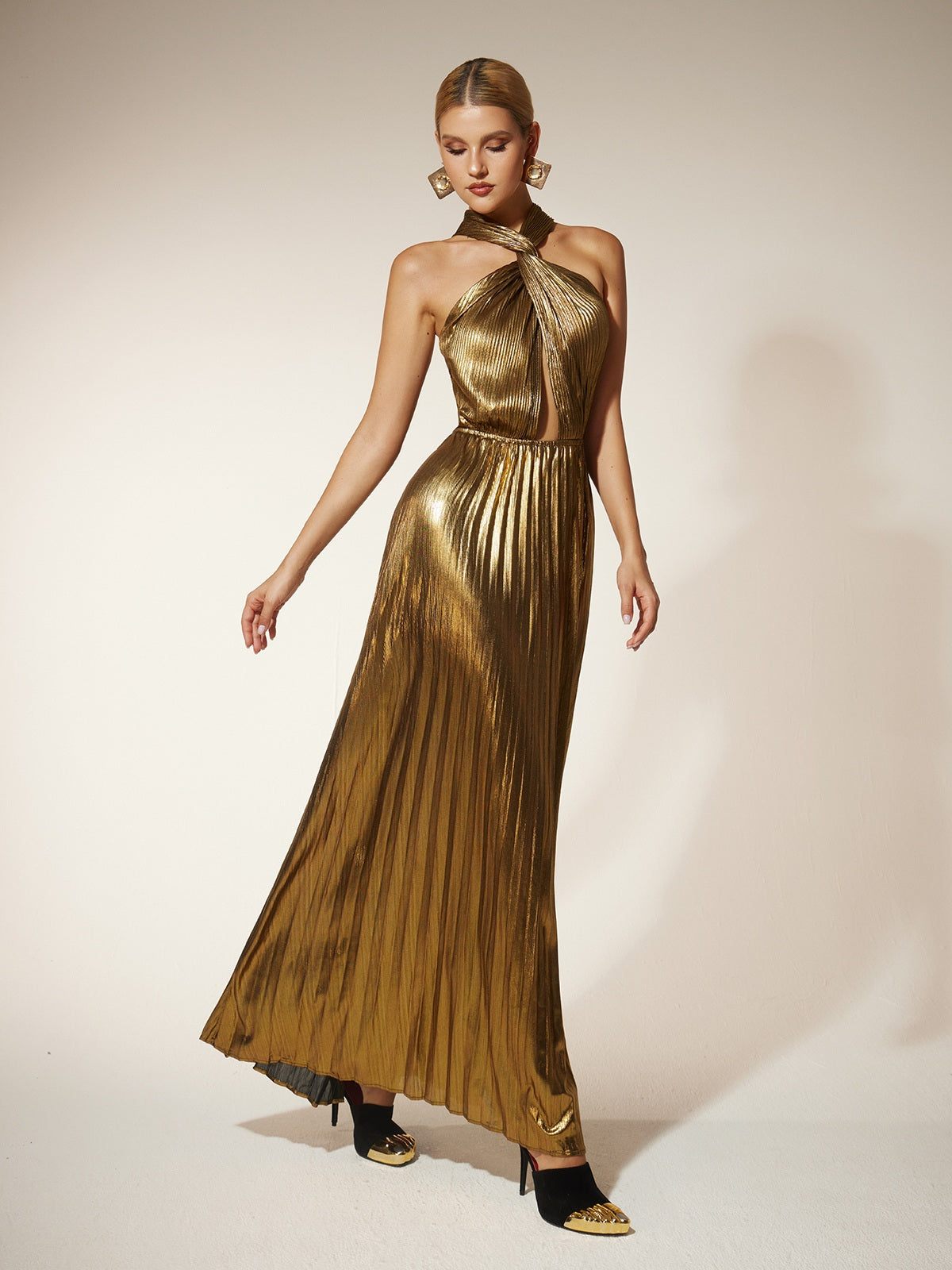 Frazilia Twisted Cutout Maxi Dress - Image 2