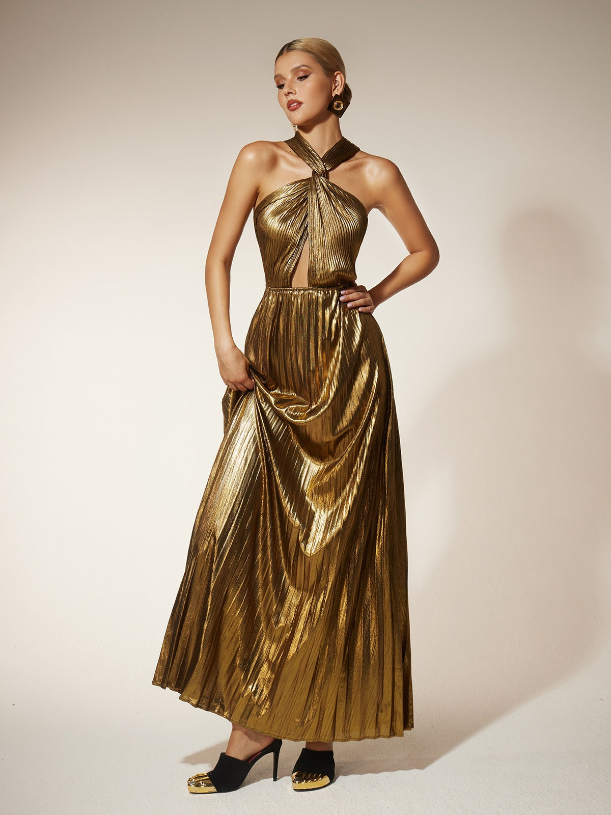 Frazilia Twisted Cutout Maxi Dress - Image 5