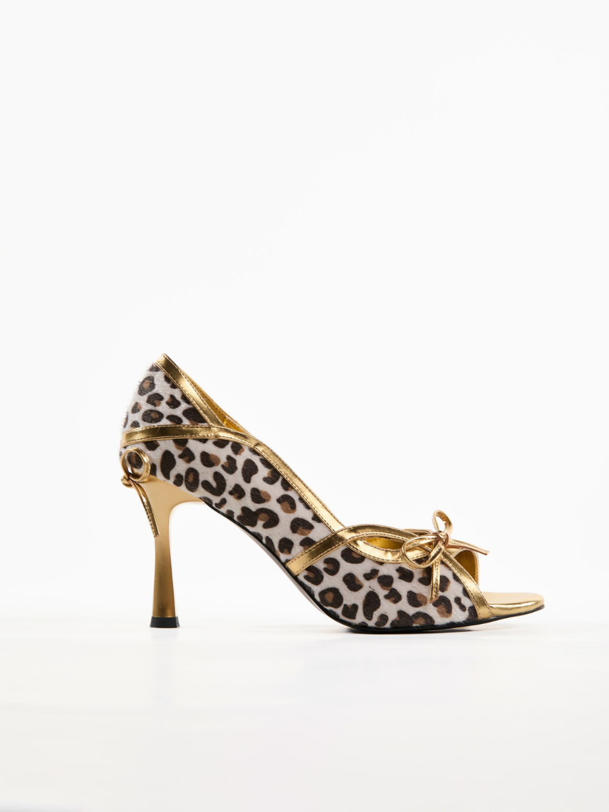 Leonitus Leopard Bow Sandals - Image 4