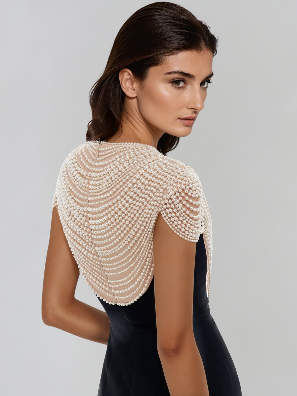Lythendor Pearl Chain Maxi Dress - Image 4