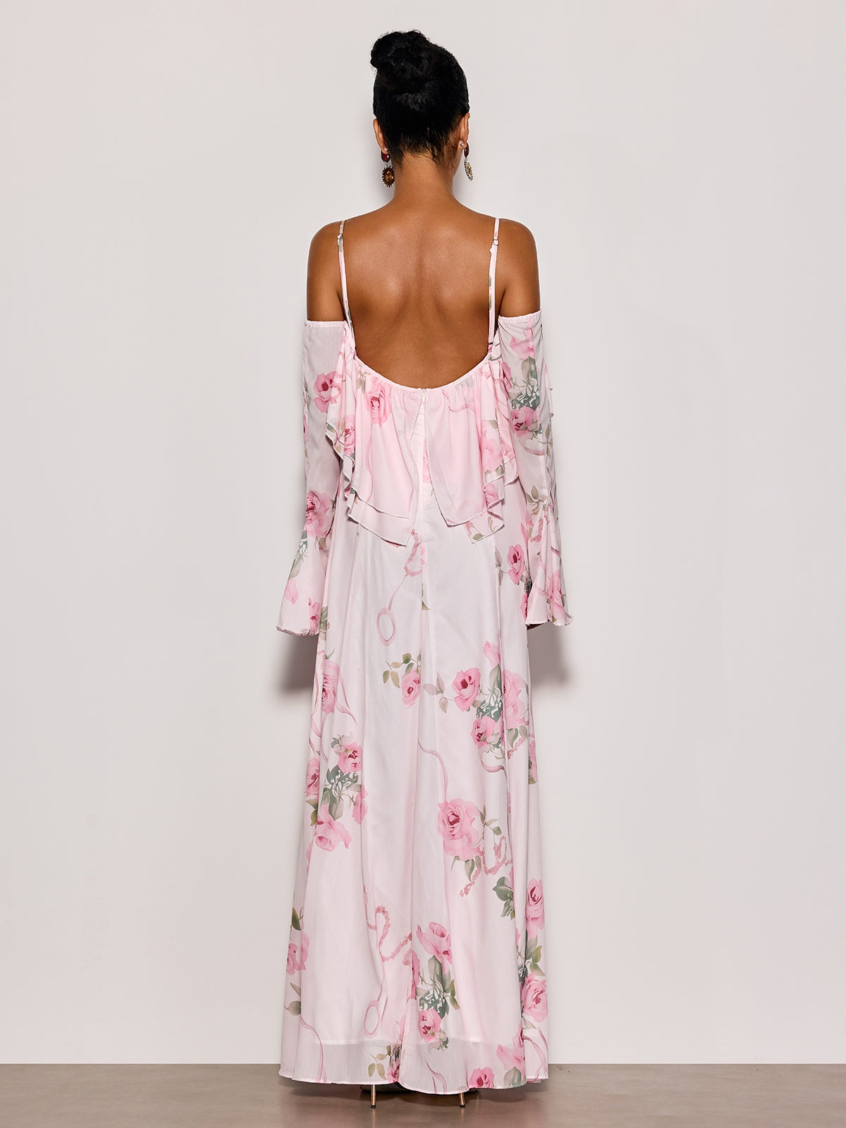 Nostel Spaghetti Floral Maxi Dress - Image 6