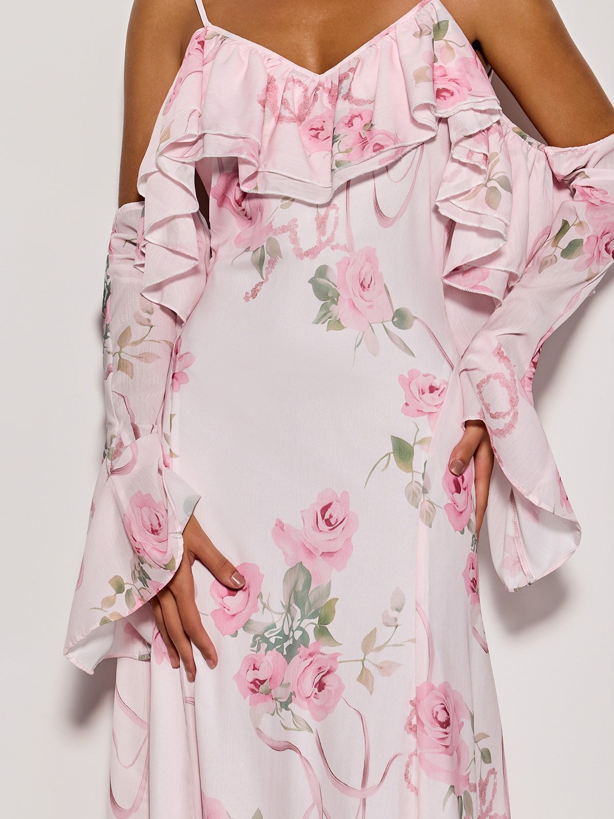 Nostel Spaghetti Floral Maxi Dress - Image 7