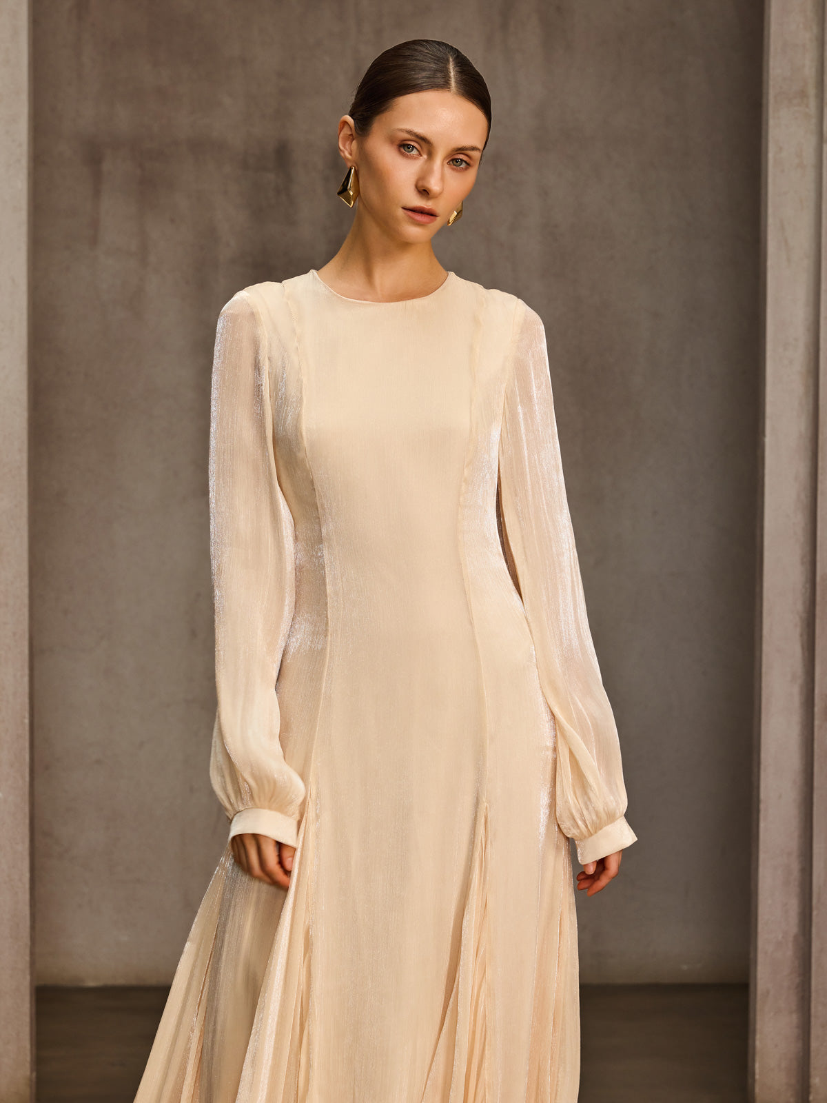 Nytheris Balloon Sleeve Maxi Dress - Image 5
