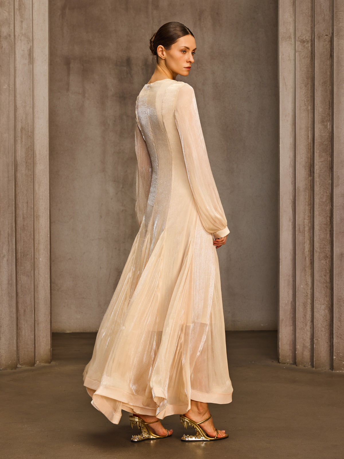 Nytheris Balloon Sleeve Maxi Dress - Image 6