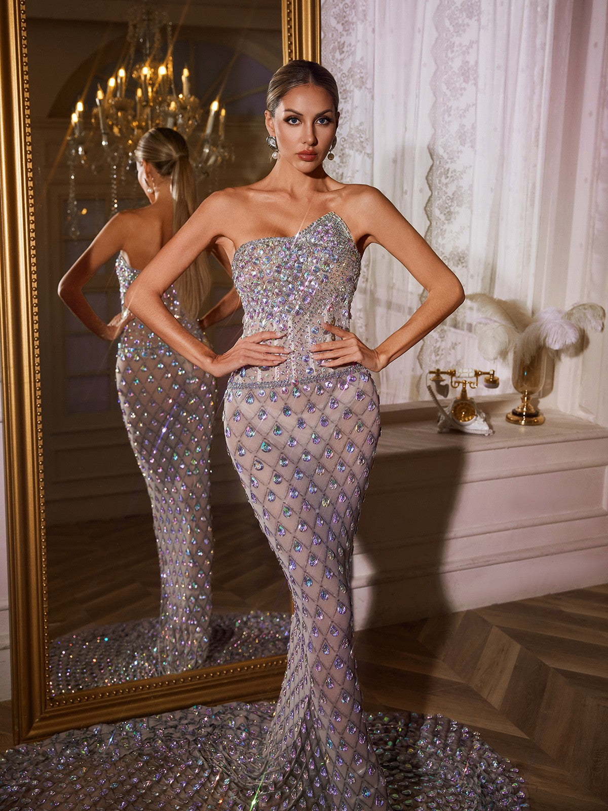Sean Strapless Mermaid Maxi Dress