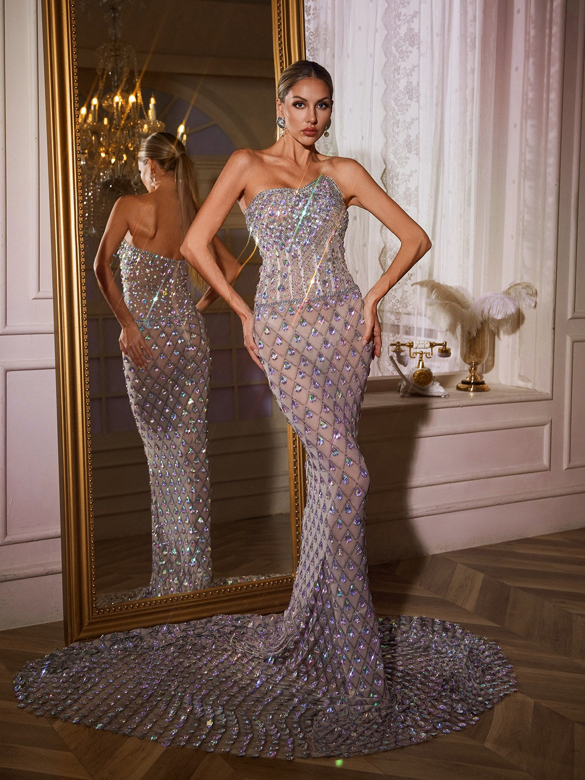 Sean Strapless Mermaid Maxi Dress - Image 4