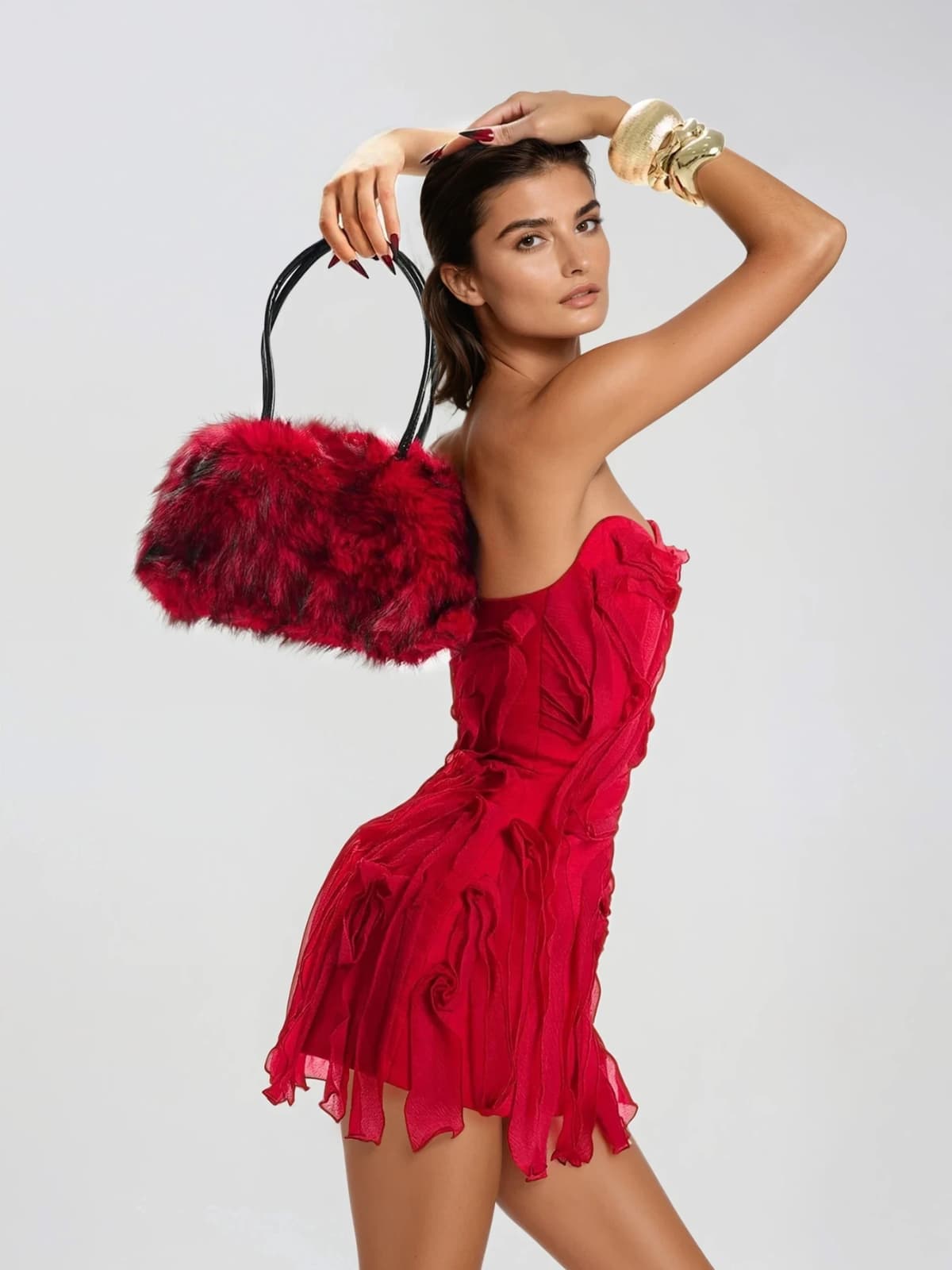 Vexila Strapless Mini Dress - Image 4